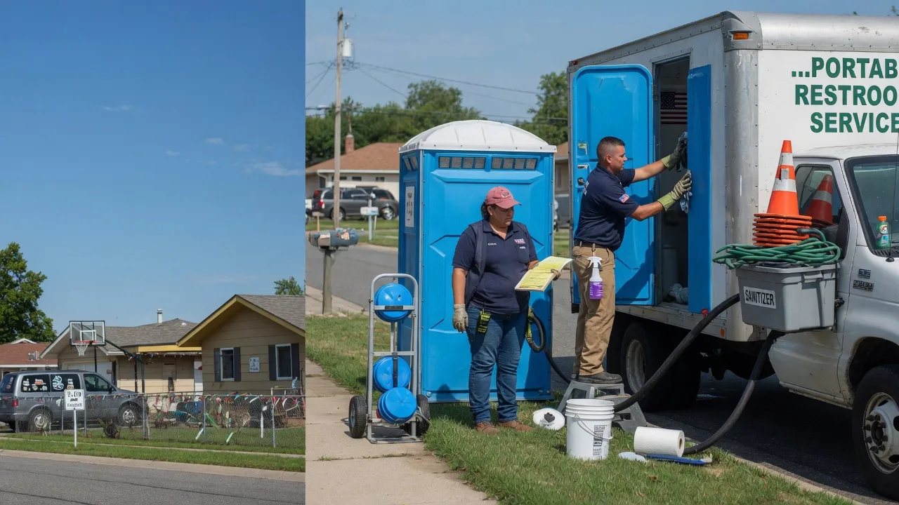 Portable Toilet Rental in Columbus, IN near me